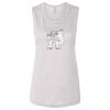 Ladies' Bella Flowy Scoop Muscle Tank Thumbnail